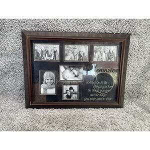 View Glass Reflection Collage Frame Family Inspirational Wall Hanging Home Decor